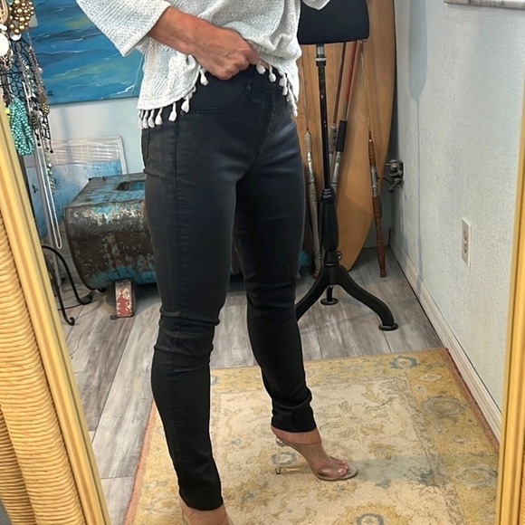 🖤RAG & BONE SHOREDITCH BLACK LEGGINGS 32,Excellent Condition,Compare On-Line,32 - Picture 4 of 16